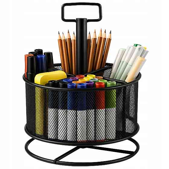 Органайзер вращающийся 4 отделения для карандашей ,ручек и т.д Maaleo (26290) Нововолынск