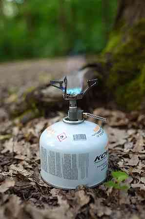 Газовий пальник BRS-3000T титановий нарізний бутановий Київ