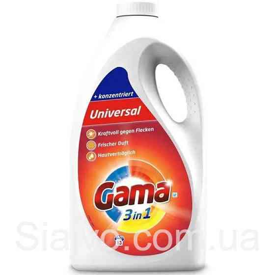 Гель для прання GAMA Універсал 4,15 л 83 циклів прання Київ