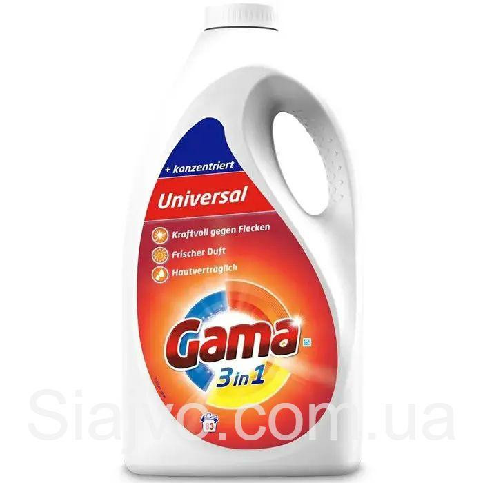 Гель для прання GAMA Універсал 4,15 л 83 циклів прання Київ - фото 1