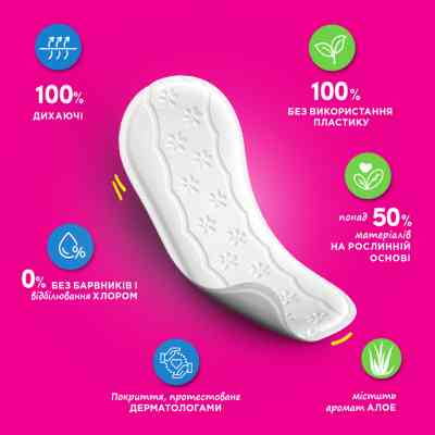 Гігієнічні прокладки Carefree Cotton Aloe з екстрактом бавовни й алое 30 шт. (3574661565040/3574661486147) Вінниця