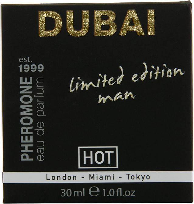 Туалетная вода для мужчин HOT Dubai Limited Edition с феромонами, 30 мл Sex Aura Киев - изображение 3