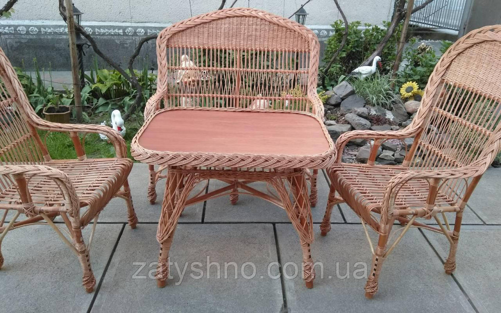 Садовая плетеная мебель с большим столом Киев - изображение 6