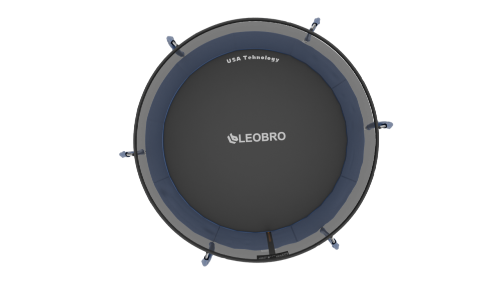Батут детский LEOBRO Premium Pro 252 см с внутренней защитной сеткой 8FT Синий Киев - изображение 8