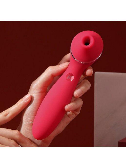 Вакуумний вібратор KISTOY Polly Plus Red Sex Aura Київ - фото 5