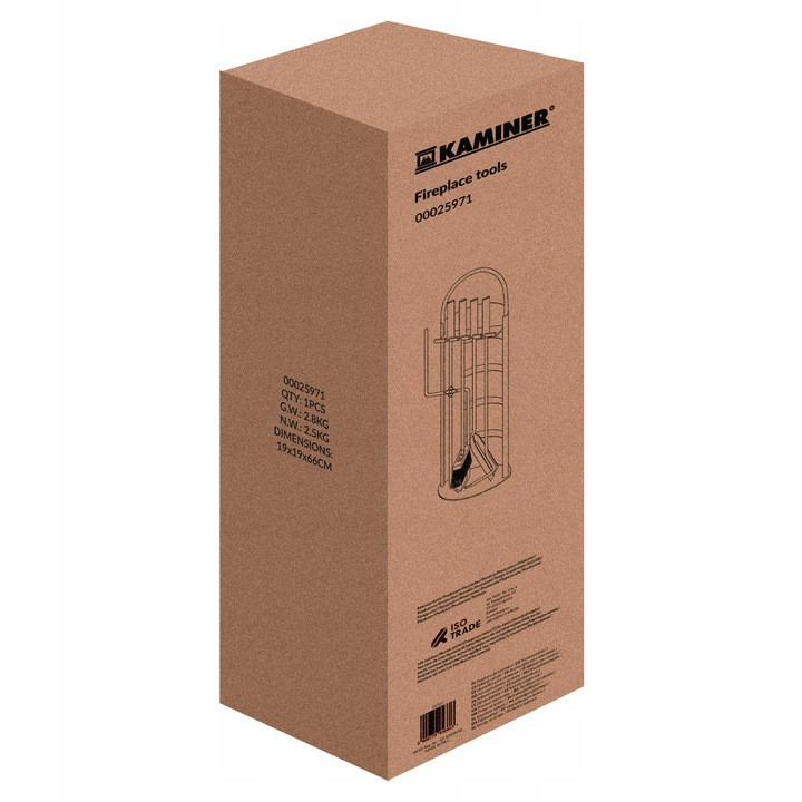 Аксессуары 5 элементов для каминов и печей с подставкой Kaminer (25971) Нововолынск - изображение 6