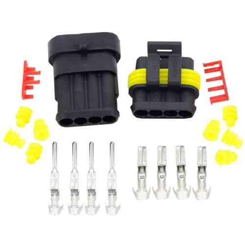 Разъем автомобильный электрический герметичный DJ7041-1.5 комплект 4pin Винница