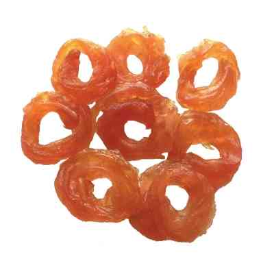 Лакомство для собак Lucky Star Мягкие кольца вяленого мяса курицы ≈4 см 500 г (4820144302176) Винница