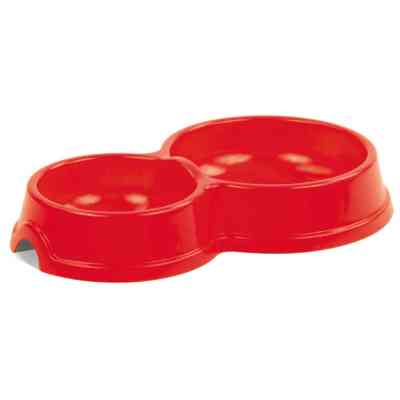 Посуда для кошек Природа Миска двойная «Классик» №1 150/270 мл (4820157404614) Винница