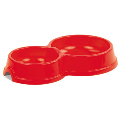 Посуда для кошек Природа Миска двойная «Классик» №1 150/270 мл (4820157404614) Винница - изображение 1