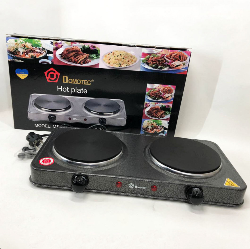 Електро електроплити, Електроплита 2 конфорки, Компактна побутова електроплита, Плити для приготування GA-15 Львів - фото 9