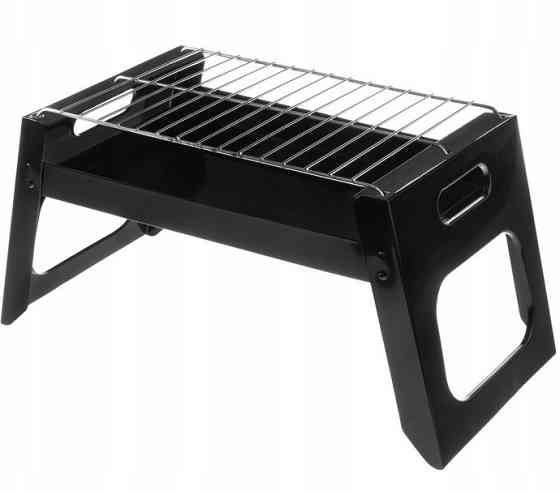 Туристический Переносной Гриль с решеткой Badger Outdoor (BO-BBQ-I) Black Нововолынск