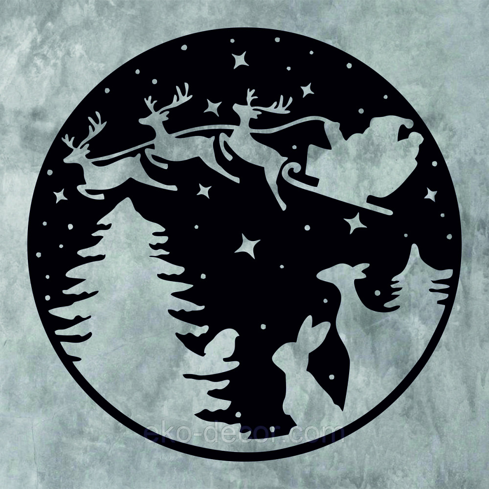 Декоративне настінне Панно «Новий рік», Декор на стену Київ - фото 6