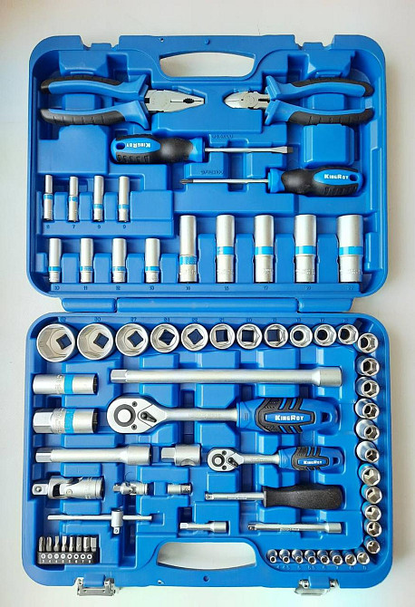 Набір інструменту 69 пр. 1/4", 1/2" KingRoy 31554-69 Винница - изображение 1
