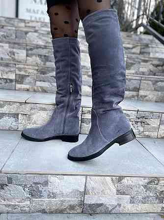 Nivelle Чоботи жіночі NIVELLE сірі замша натуральна зимові 37р. (3889) Коломыя