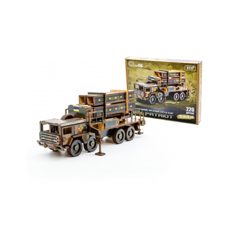 Деревянный 3D конструктор 