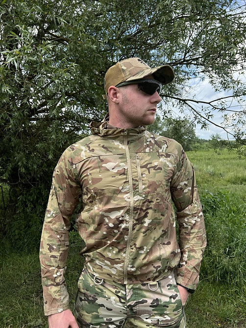 Летняя тактическая куртка ультралегкая тактическая штормовка Tactical Series военная ветровка мультикам   WAR Львов - изображение 2