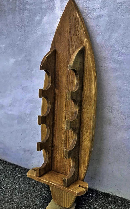 Настінна винна полиця "Кобе" тектона Миколаїв - фото 1