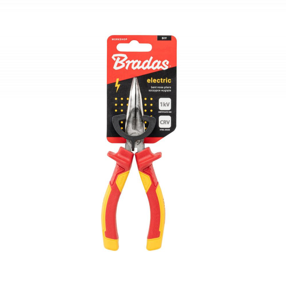 Плоскогубці зігнуті, ELECTRIC, 160 мм, VDE, 1кВ, DIY-PL1013/6 Київ - фото 3