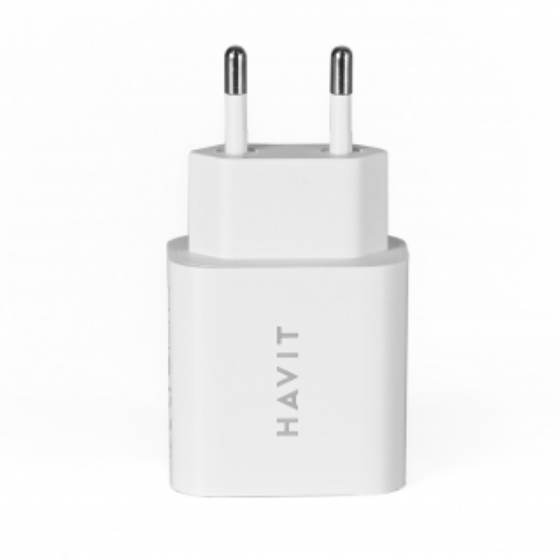 Зарядний пристрій мережевий USB/Type-C QC+PD 20W білий Havit HV-UCP007 Житомир - изображение 5