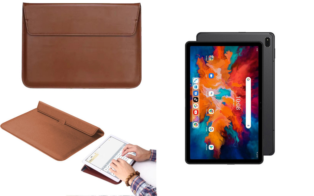 Чохол-конверт VitoCase для Umidigi A11 TAB, з функцією підставки для планшета Коричневий Київ - фото 1