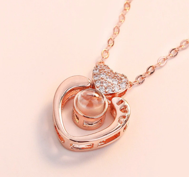 Підвіска для дівчини 100 зізнань у коханні Серце Київ - фото 2