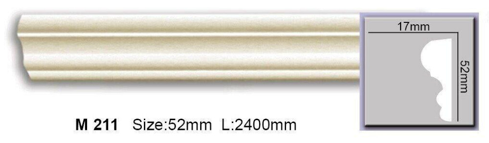 Молдинг гладкий поліуретановий Harmony M 211 Flexi Дніпро - фото 1