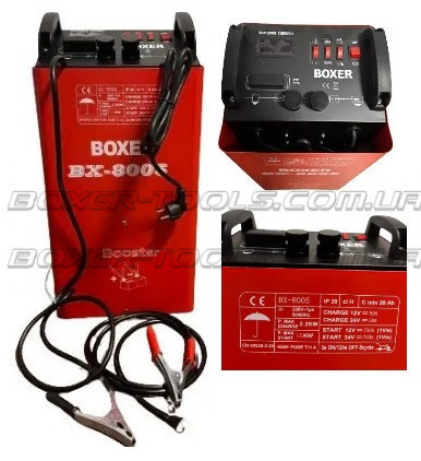 Зарядно-пусковий пристрій BX-8005 12/24V 750A для акумуляторів 60–900 А·год,  для авто і СТО Одеса - фото 2