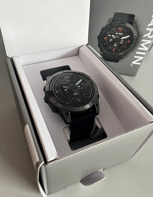 Часы: Garmin Epix Pro Sapphire 47mm. Garbon Grey DLC Titanium W. BB. Киев - изображение 3