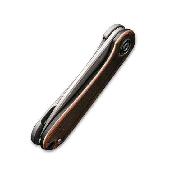 Ніж складаний кишеньковий Civivi Mini Elementum Flipper, (4.7 см) 14C28N / Copper коричневий Київ