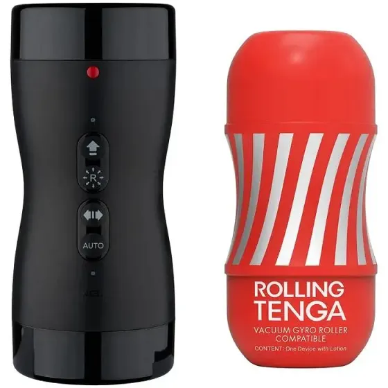 Автоматический мастурбатор Tenga VACUUM GYRO ROLLER SET, ротация и вакуум, совместим с Tenga Cup Львов