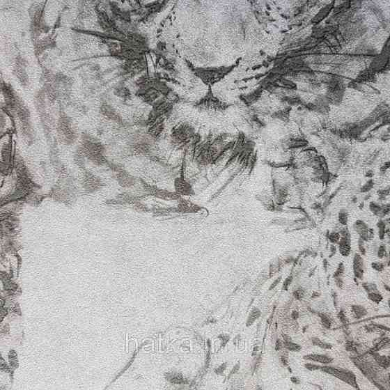 Обои виниловые на флизелиновой основе Decoprint BLOOMING BL22722 тигры темно-серый Киев