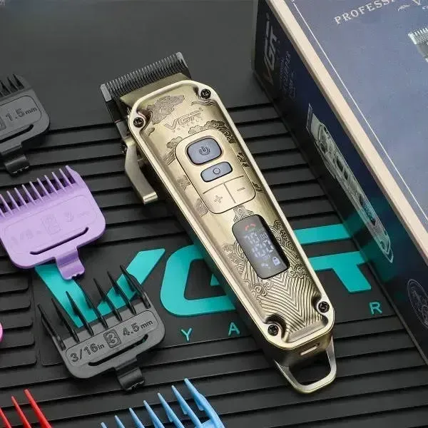 Аккумуляторная машинка для стрижки VGR V-005 с насадками 8 шт Коломыя - изображение 4