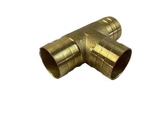 Перехідник шлангів обігрівача (D 25х25х25) латунь (трійник) Мукачево