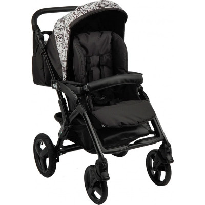 Коляска Cam 2 в 1 Dinamico Up Smart чорно-біле графіті (897010/782) Вінниця - фото 4