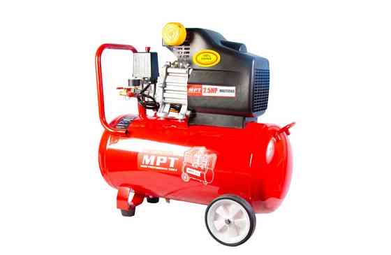 MPT Компресор MPT PROFI 50 л 2000 Вт/2.5 к.с. 2850 об/хв 140 л/хв 8 атм 2 виходи мідна обмотка Коломия
