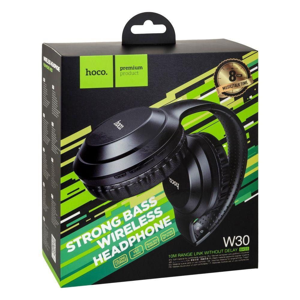 Навушники стерео гарнітура Hoco W30 Fun Move (Чорний) Вінниця - фото 6