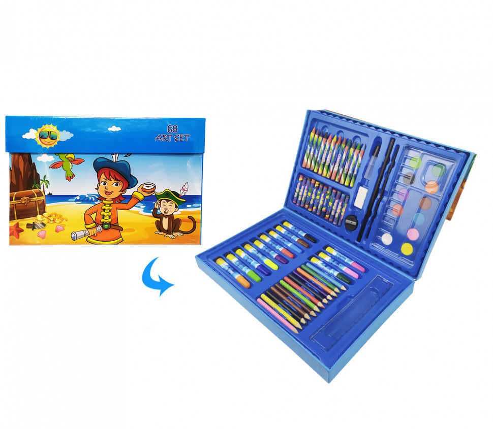 Детский набор для рисования MK 3226 в чемодане Остров Сокровищ Винница - изображение 1