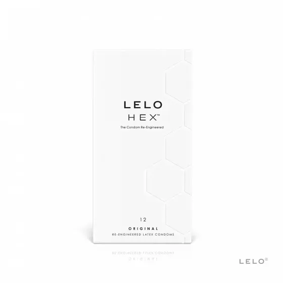 Презервативи LELO HEX Condoms Original 12 Pack, тонкі та суперміцні Львів