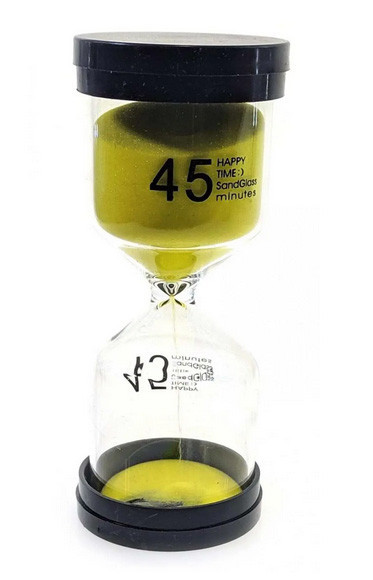 Песочные часы на 45 мин желтый песок Киев - изображение 1
