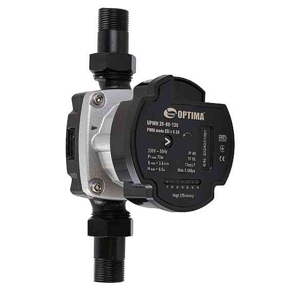 Насос циркуляционный энергосберегающий Optima PRIME UPMH 20-80AUTO 130мм + гайки (000027879) Киев