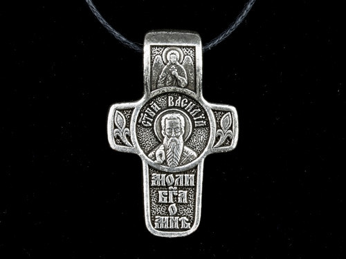 Натільний хрестик іменний Василь Київ - фото 1