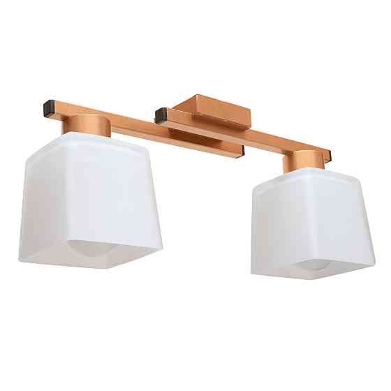 Люстра стельова на два плафони MSK Electric Dublin під лампи Е27 антична мідь NL 16610-2 CP Одеса