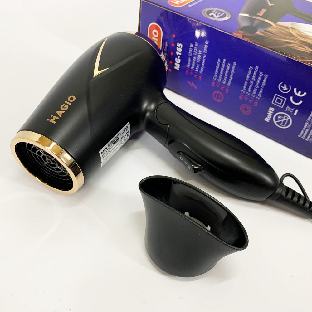 Фен практичний Magio, Жіночий потужний фен для укладання волосся для укладання локонів IR-17 Львів - фото 3