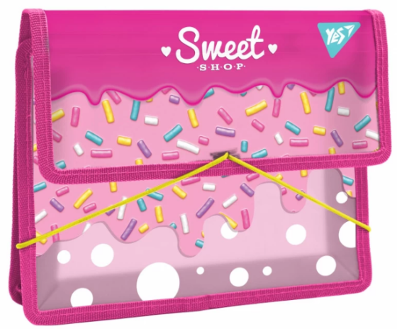 Папка для зошитів на гумці В5 "Yes" Sweet Cream пластик, 491993, шт Київ