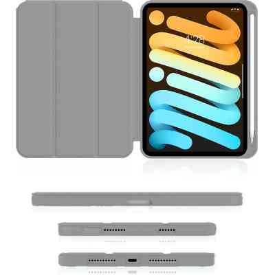 Чохол до планшета BeCover Direct Charge Pen with Apple Pencil Holder iPad Mini 7 2024 Gray (712461) Вінниця