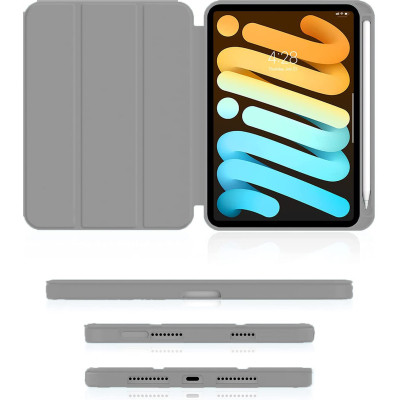 Чохол до планшета BeCover Direct Charge Pen with Apple Pencil Holder iPad Mini 7 2024 Gray (712461) Вінниця - фото 2