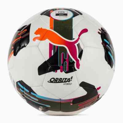 Мяч футбольный Puma Orbita 4 HYB (FIFA Basic) 084326-01 білий, чорний, болотний 5 (4067981499212) Винница