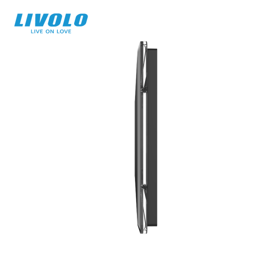 LIVOLO Рамка 3-постова порожня для трьох Х-сенсорних вимикачів (Х-Х-Х) LIVOLO, загартоване скло Коломыя