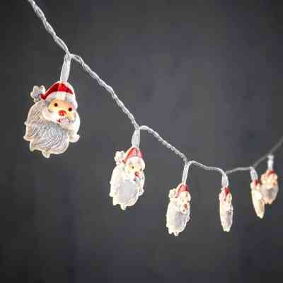 Гирлянда Luca Lighting Санта, струна 1,2 м, 10 LED теплий білий, 2АА (8720362642305) Винница